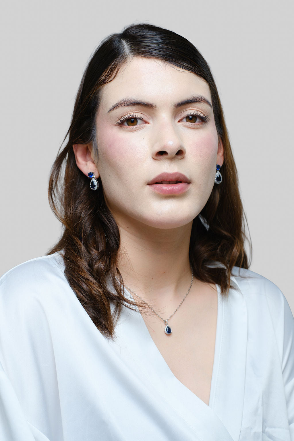 Set de Aretes Esther y Collar Deimar