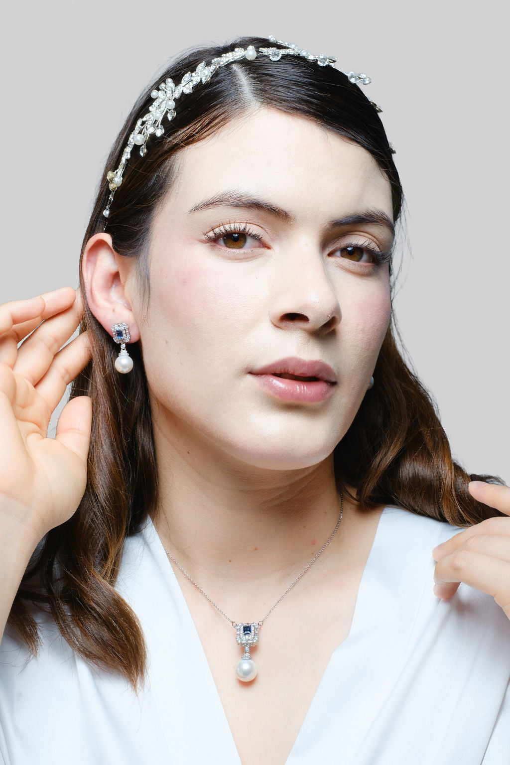 Set de Aretes y Collar Priscila