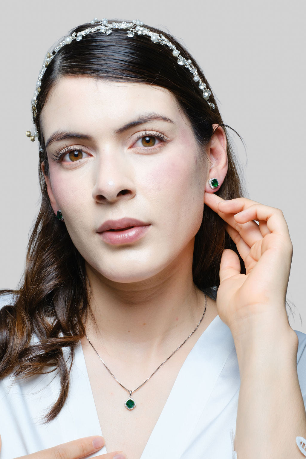 Set de Aretes Eloise y Collar Elvira